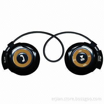 Sports Headphones Manufacturer, Colorful MP3 Headset with FM Radio and Micro SD Card Reader